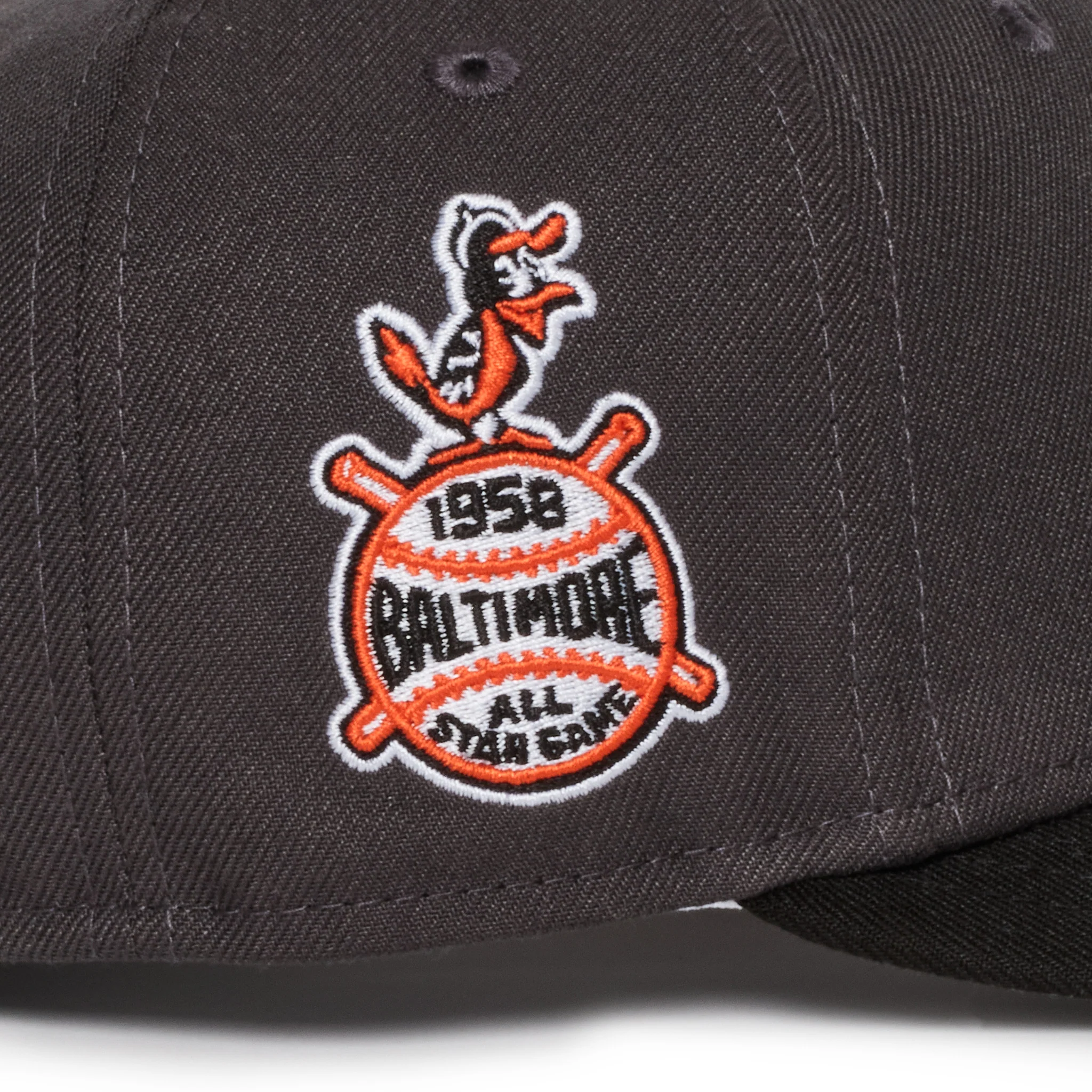 Baltimore Orioles Charcoal Grey And Black 1958 All Star Game - Image 4