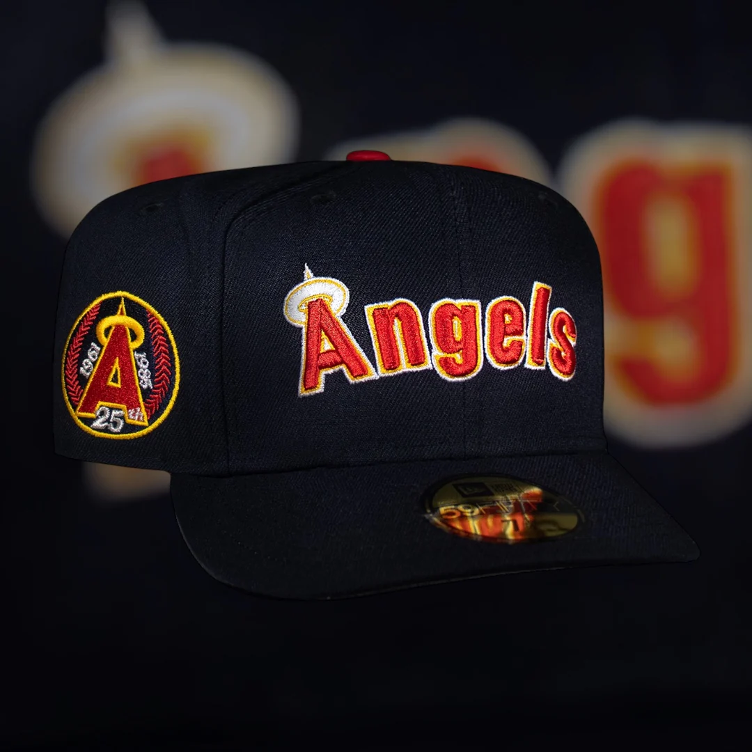 Anaheim Angels All Navy Blue Font logo Grey UV 25TH - Image 2