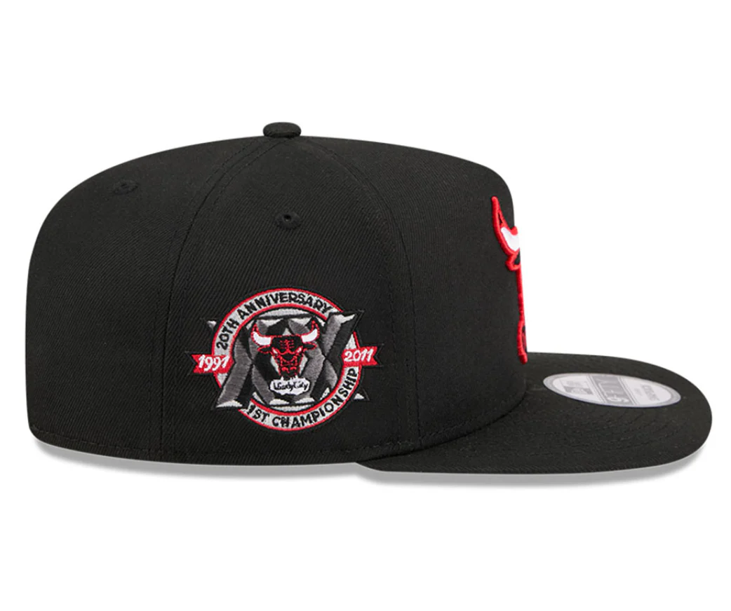 Chicago Bulls Black HWC AFrame 20Th Anniversary Snap Back - Image 2