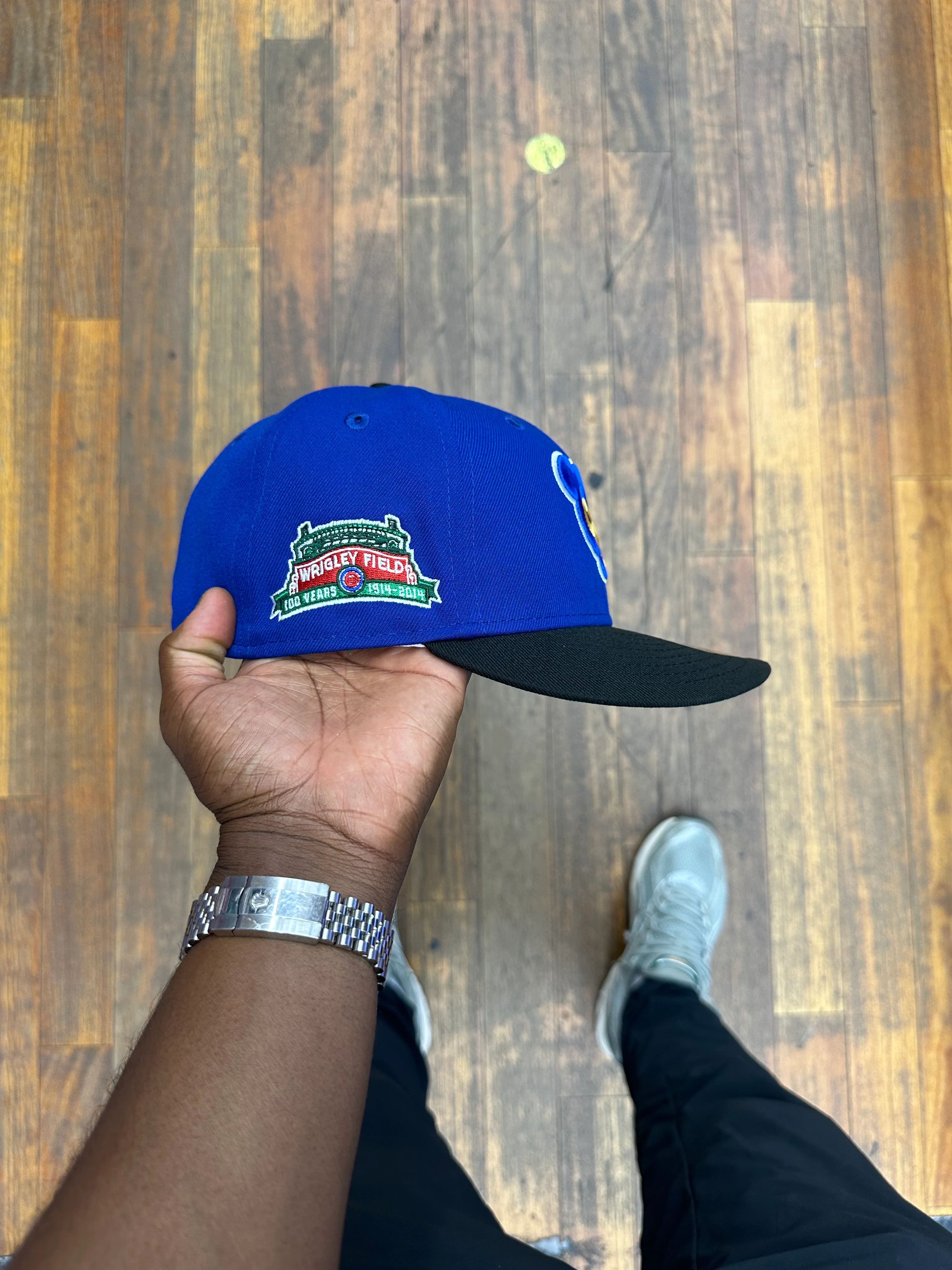 Chicago Cubs Royal Blue and Black Cooperstown Wrigley Field - Image 3