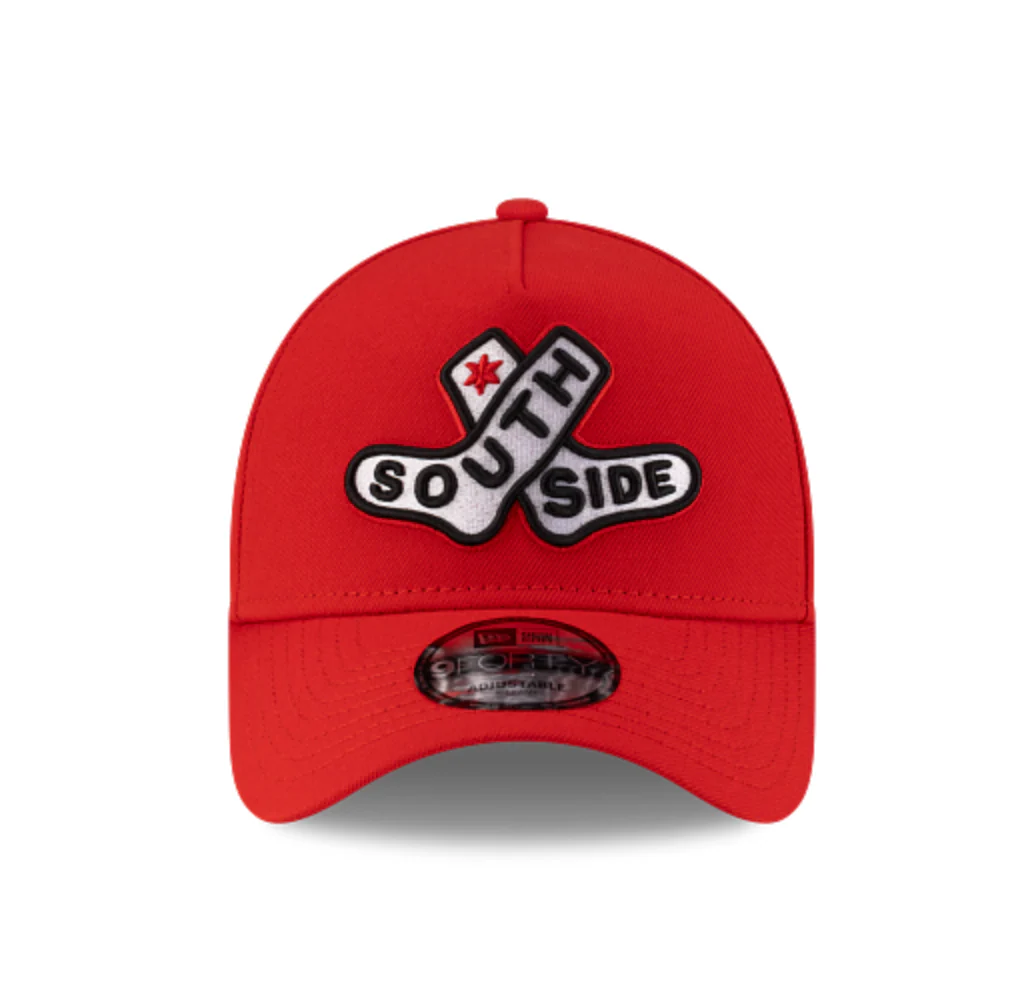 Chicago White Sox Red "South Side" 940 Aframe Snap Back - Image 2