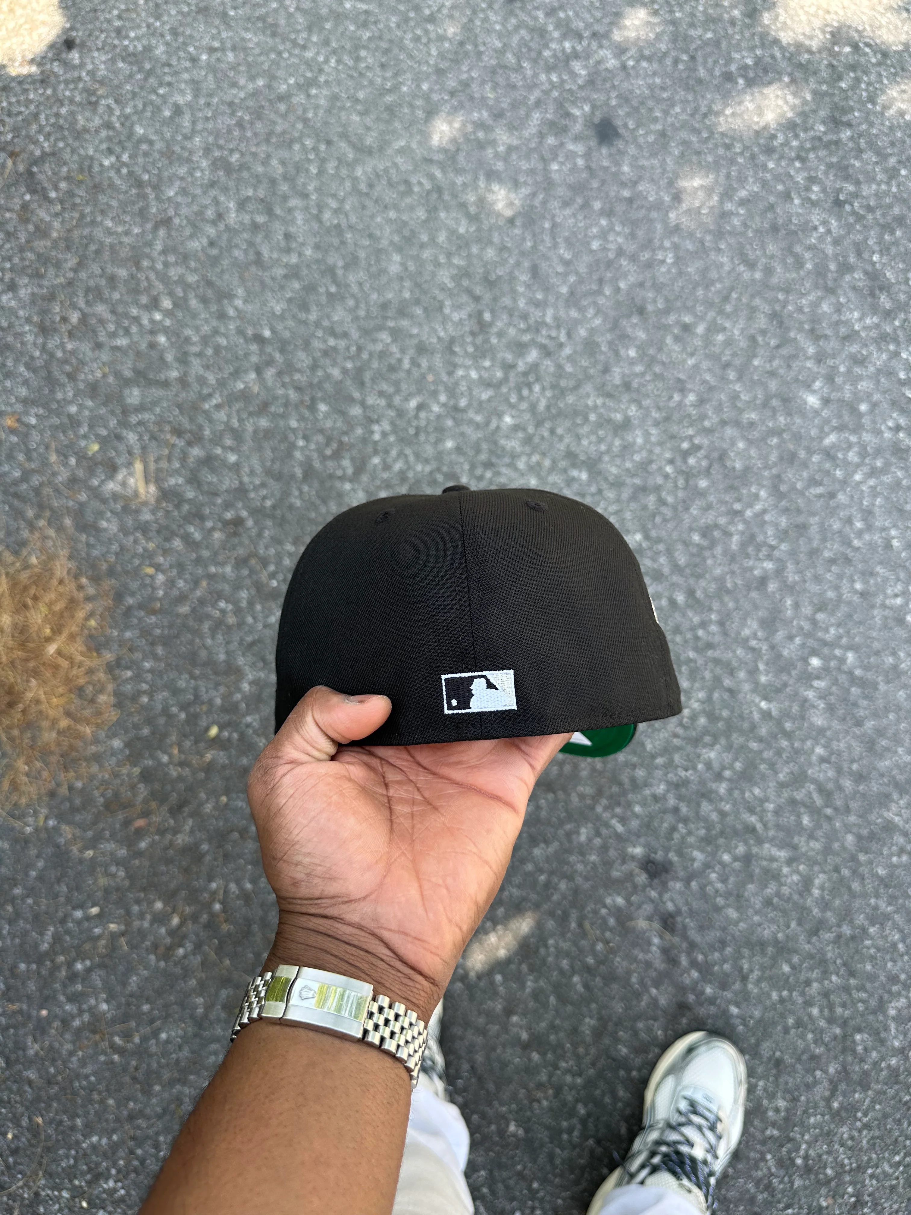 Chicago White Sox w/ "C" Logo All Black 75 Years Anniversary - Image 4
