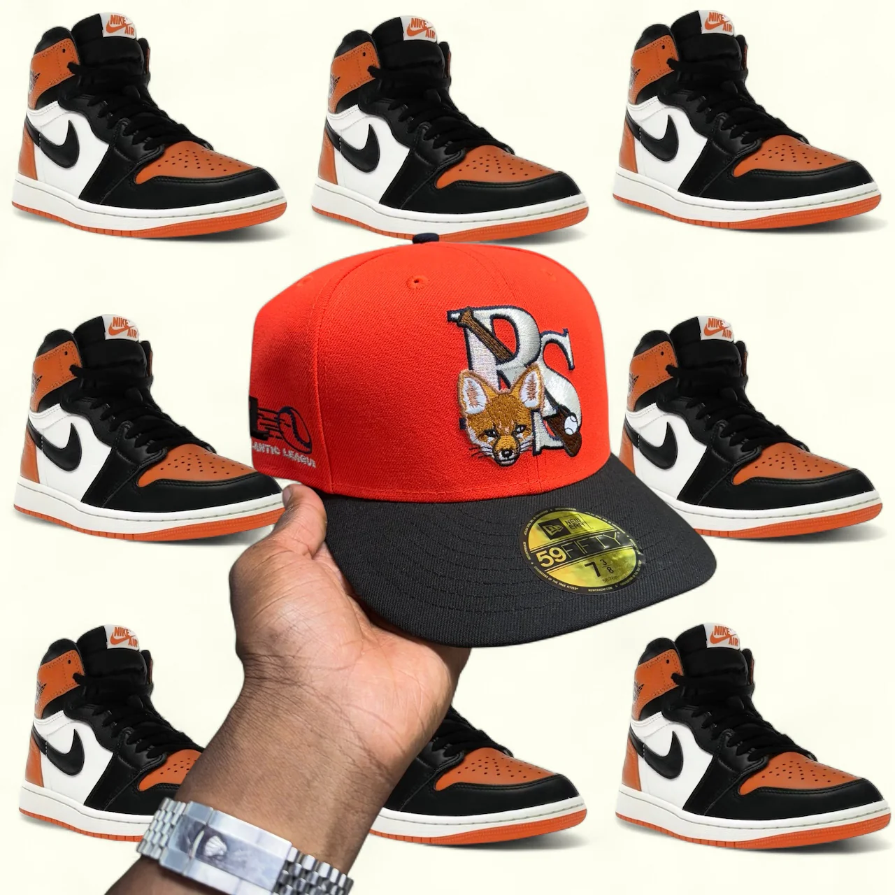 Columbus Redstixx Orange and Black MiLB Southern Atlantic League - Image 3
