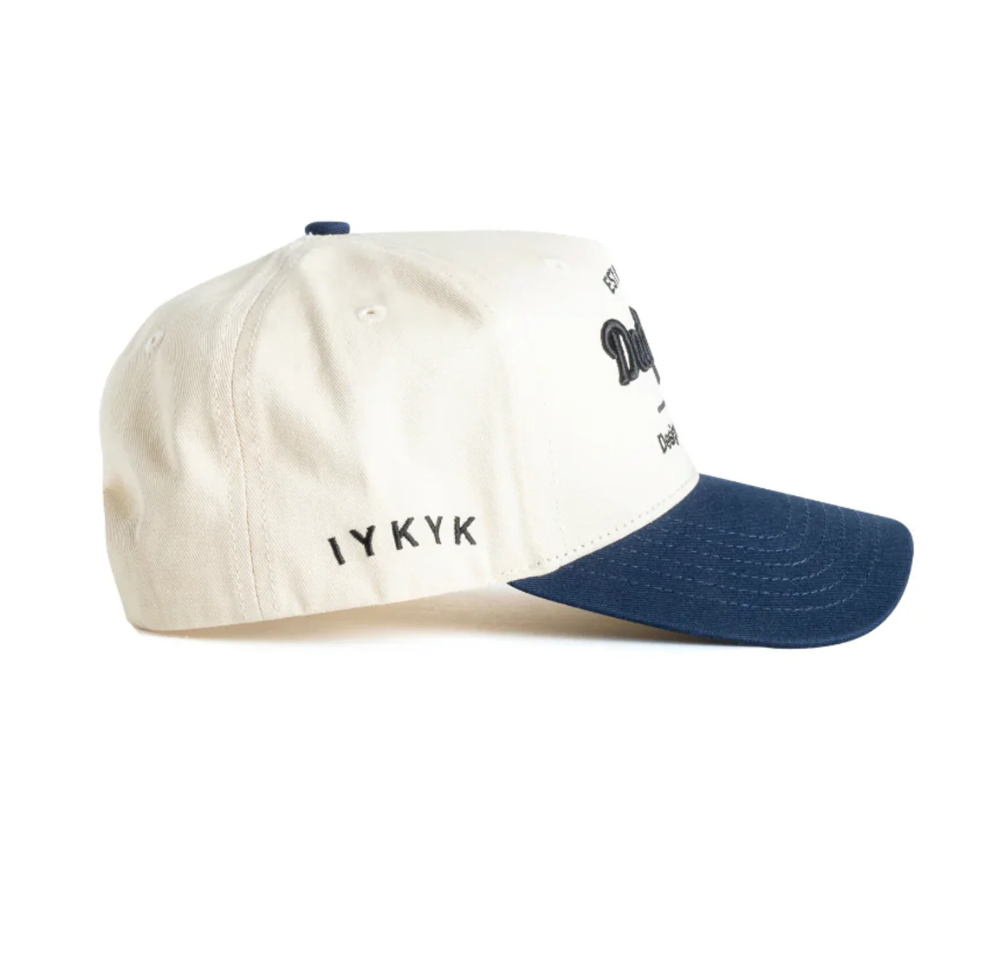 DAD GANG Horsepower Creme and Navy Trucker Snap Back - Image 5