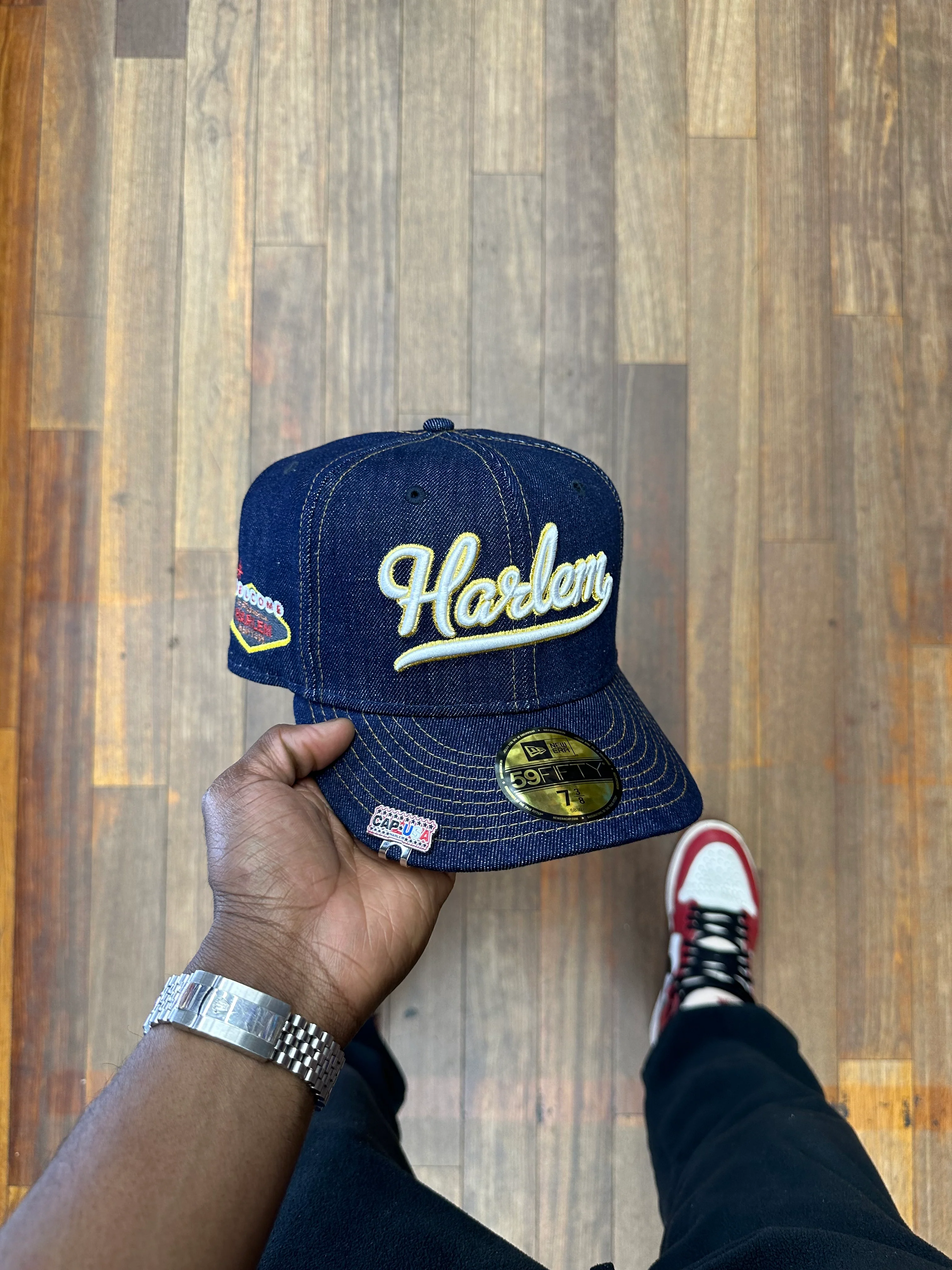 Harlem Navy Denim 5950 Fitted - Image 3