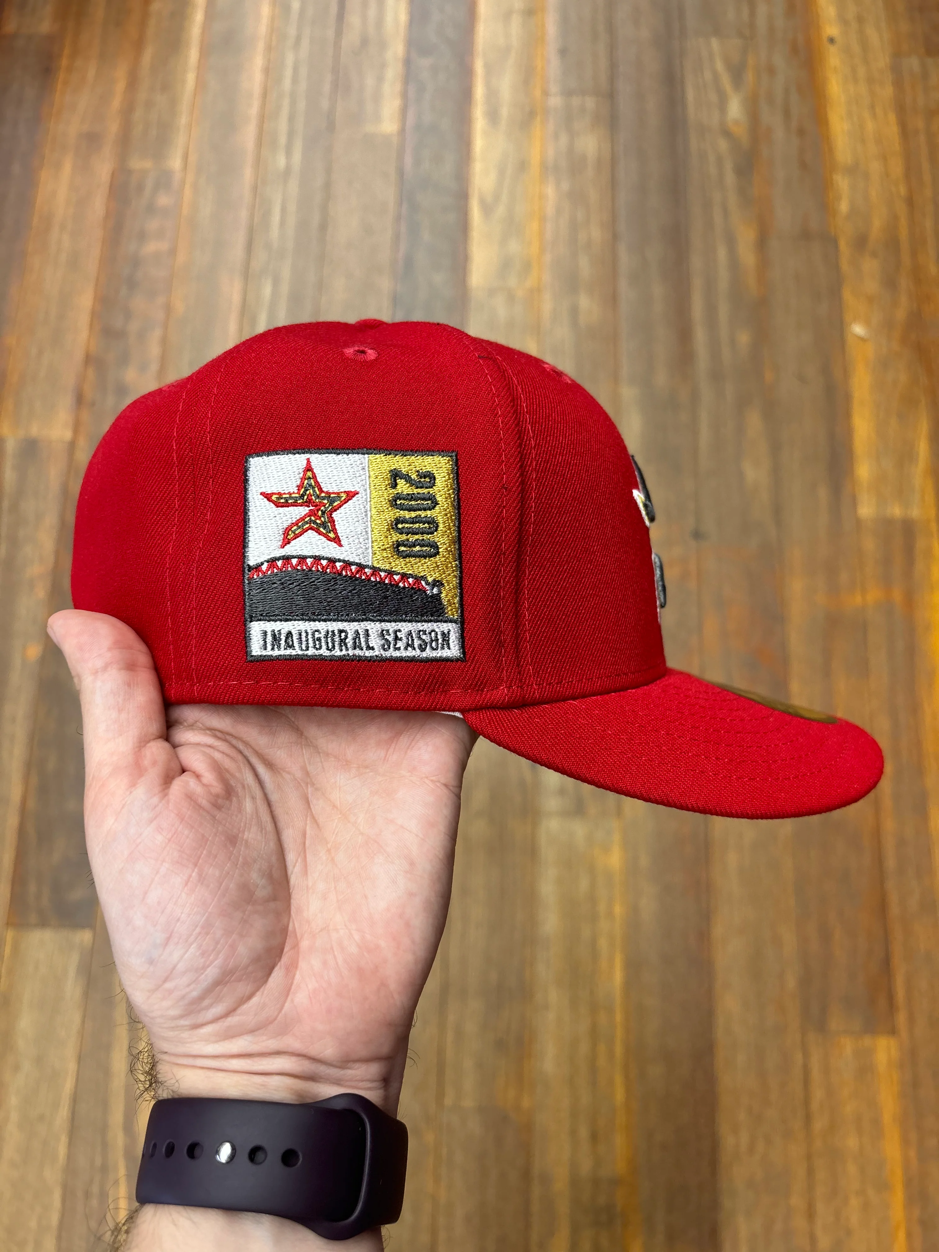 Houston Astros All Red Silver Star 2000 Inaugural - Image 5
