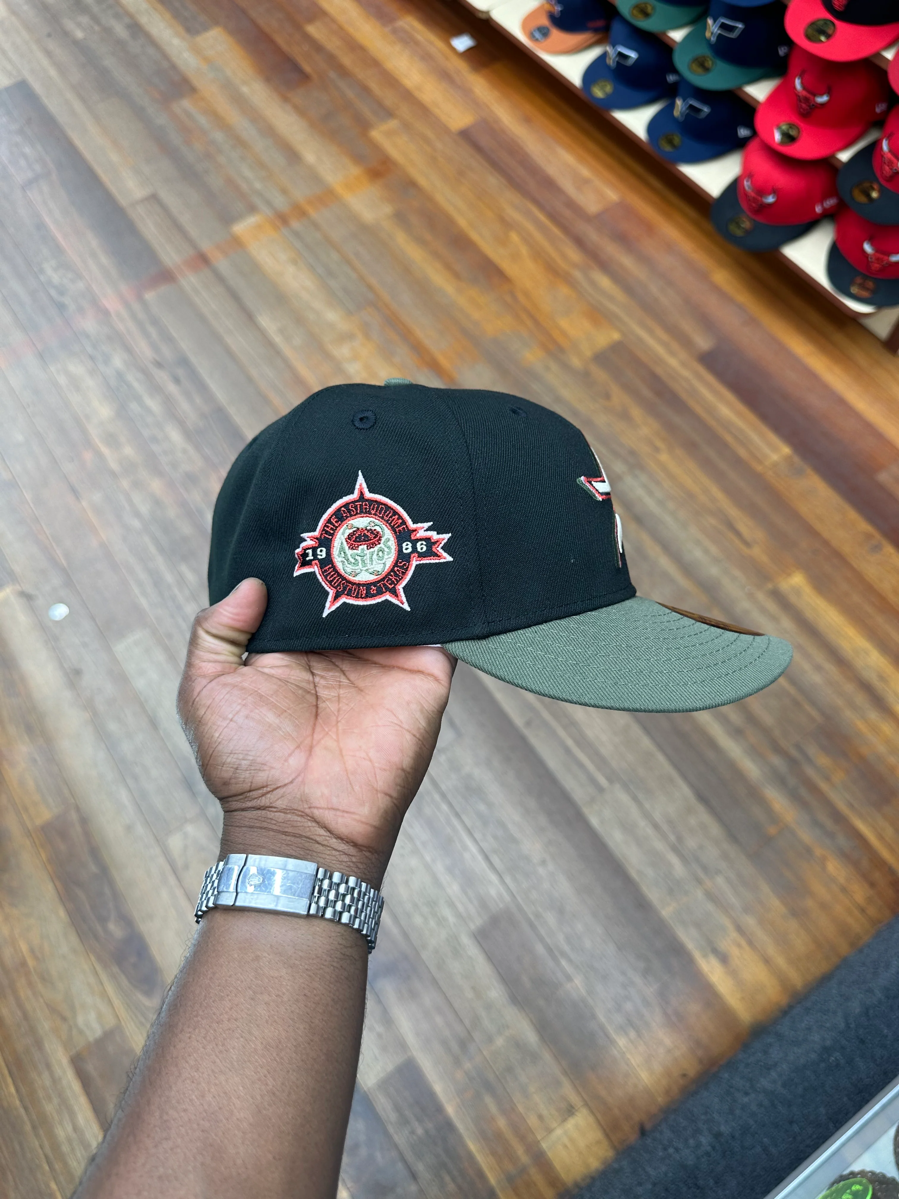 Houston Astros Black and Olive 3D Star 1986 AstroDome - Image 6