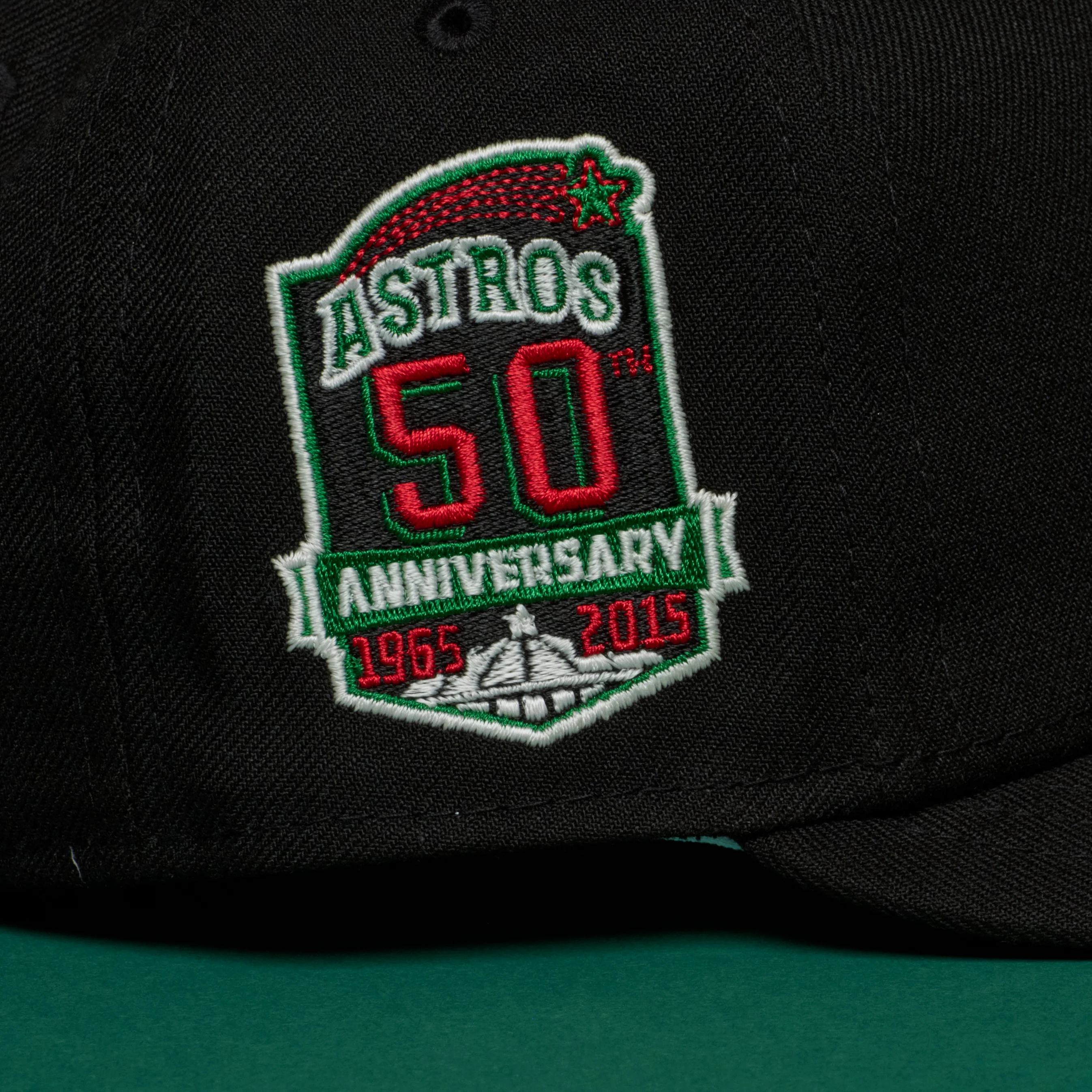 Houston Astros Black Pan Africa Flag logo 50Th Anniversary - Image 4