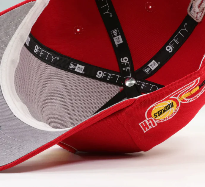 Houston Rockets Red HWC AFrame 20Th Anniversary Snap Back - Image 3