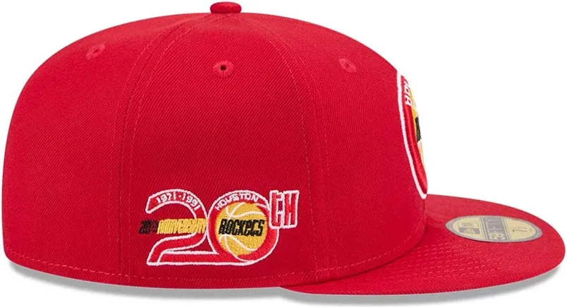 Houston Rockets Red 20th Grey uv - Image 2