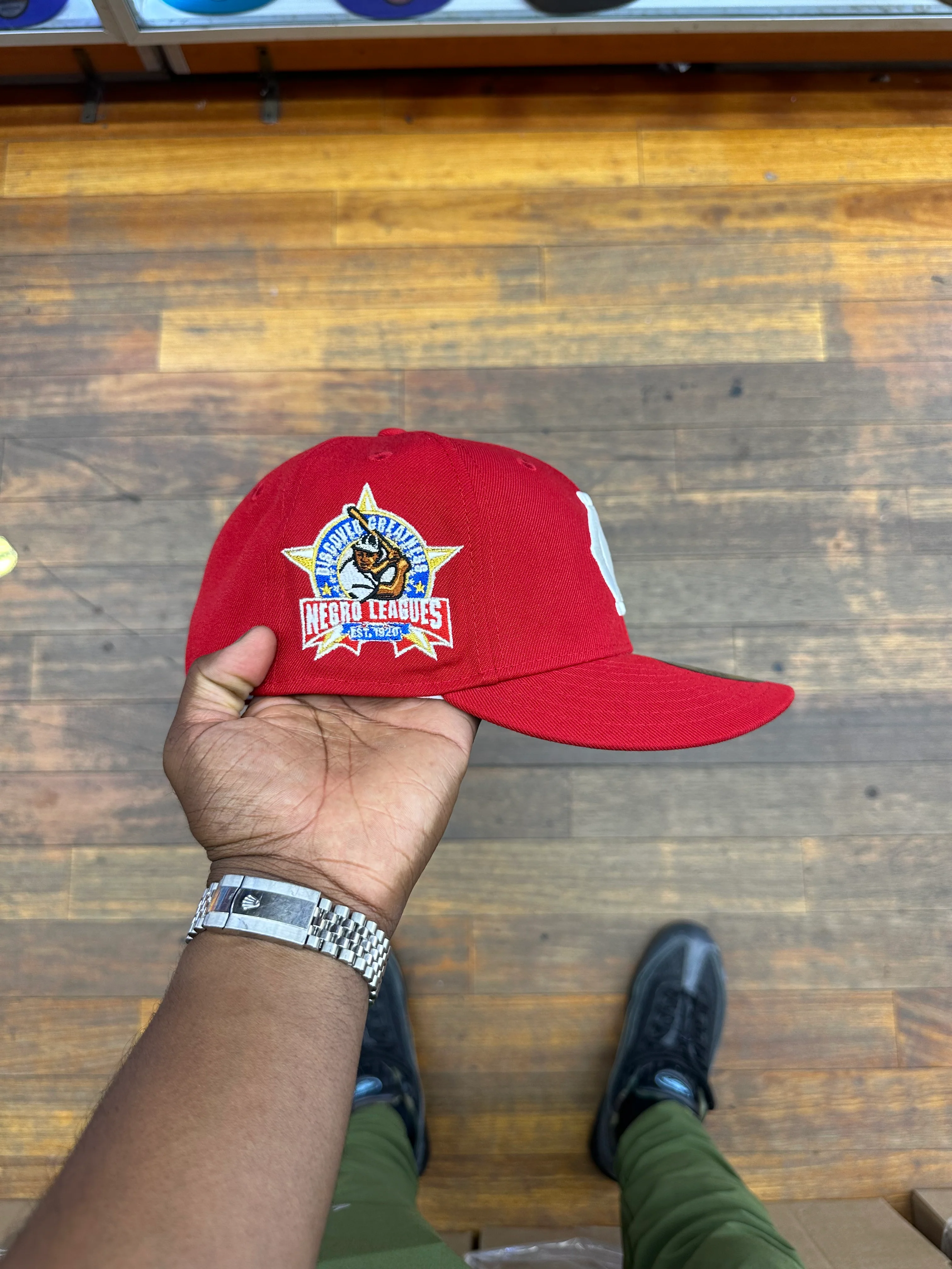 Kansas City Monarchs All Red Green UV Negro Leagues - Image 5