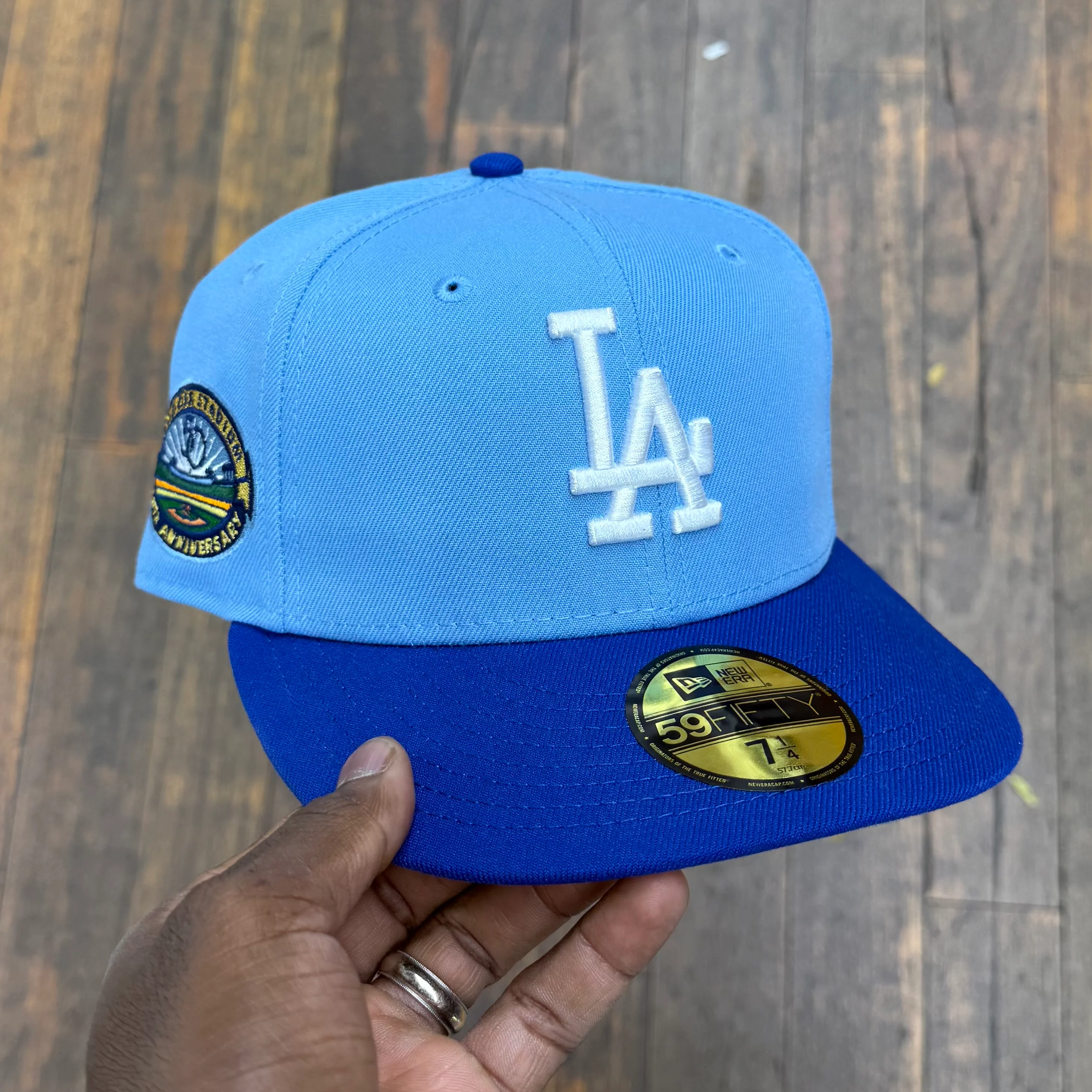 Los Angeles Dodgers Two Tone Sky and Royal 50TH - Image 9