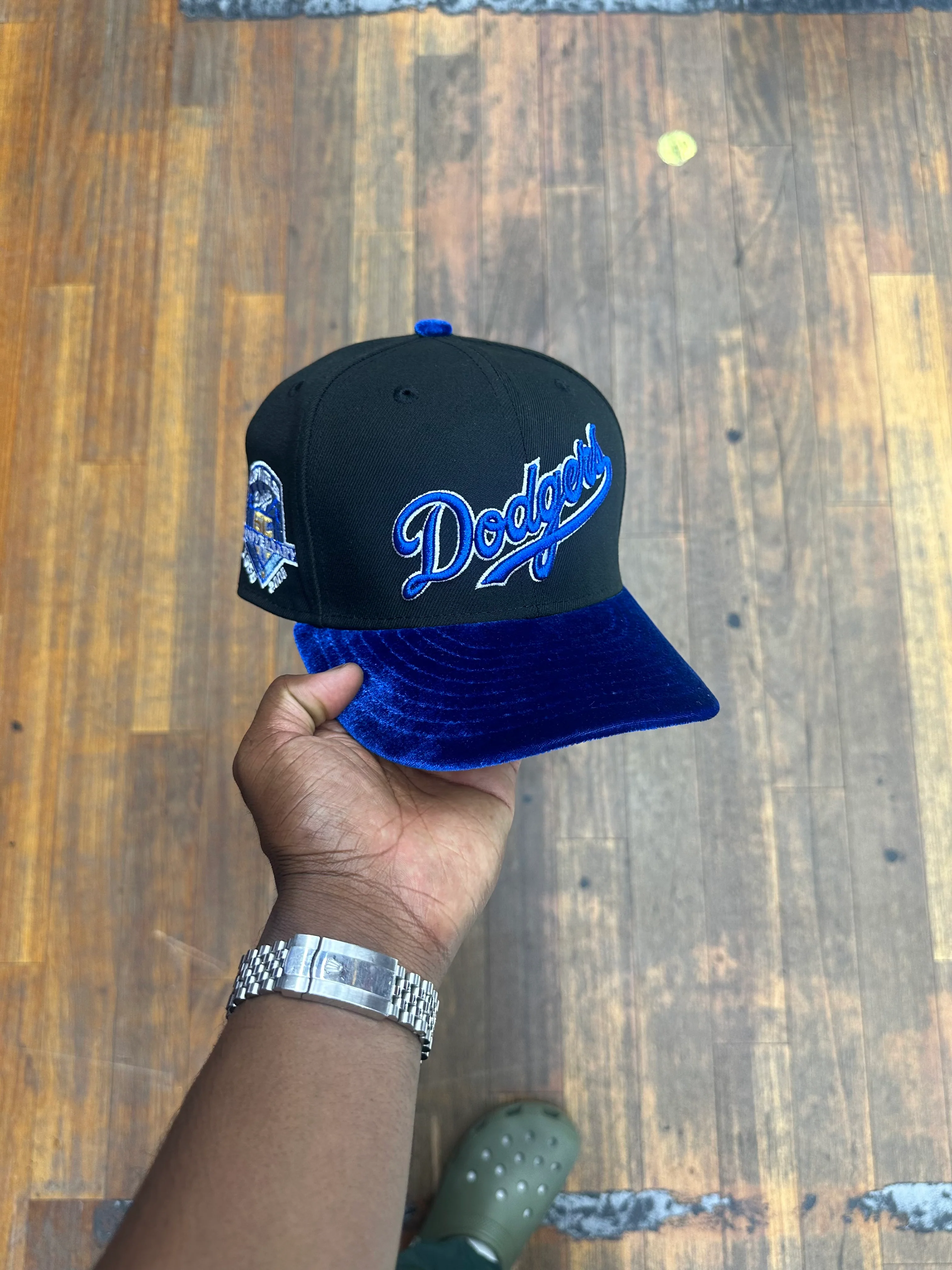 Los Angeles Dodgers Black and Velvet Royal 50Th Anniversary - Image 5