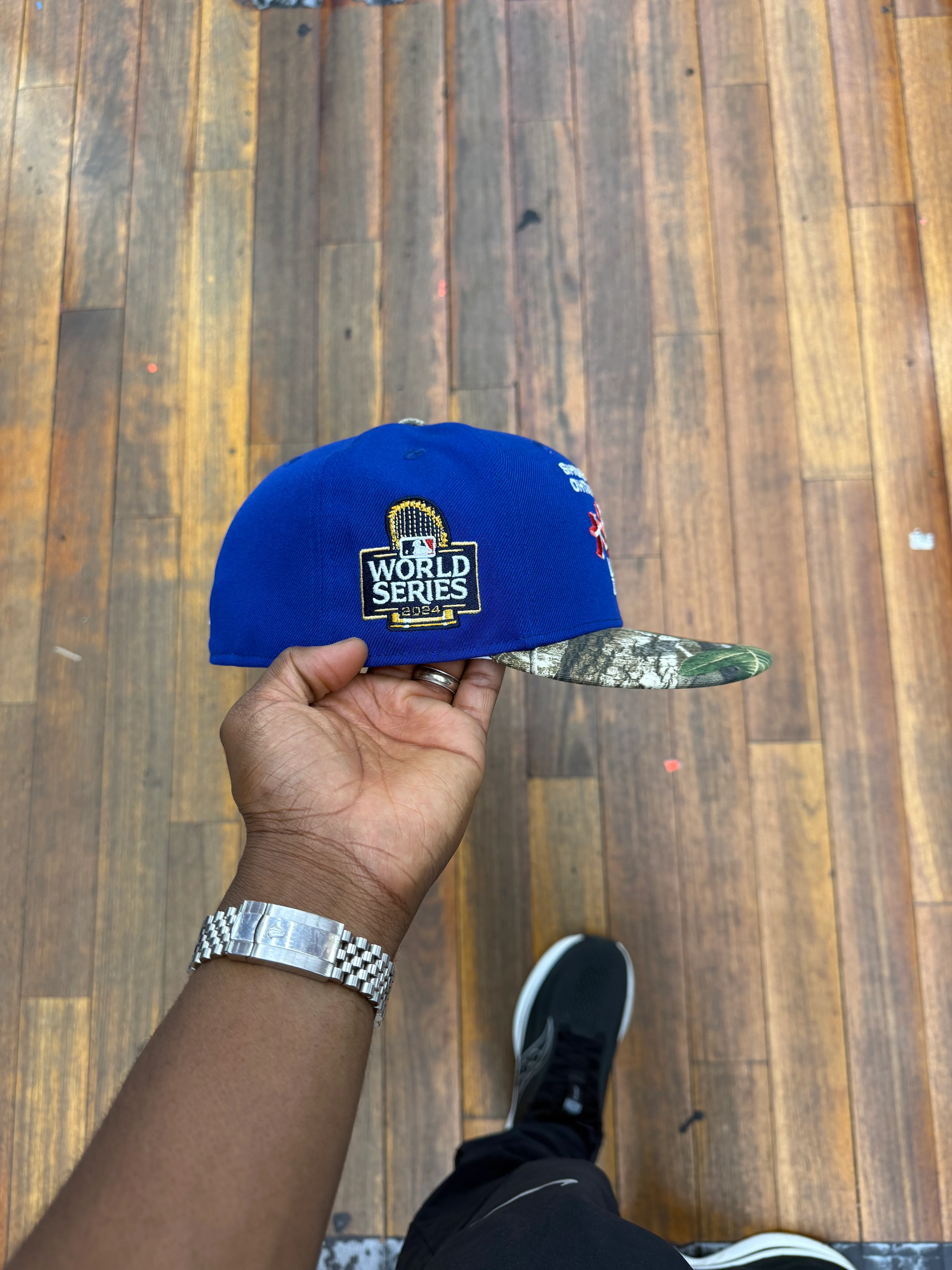 Los Angeles Dodgers Royal Blue and Real Tree OHTANI 2024 World Series - Image 5