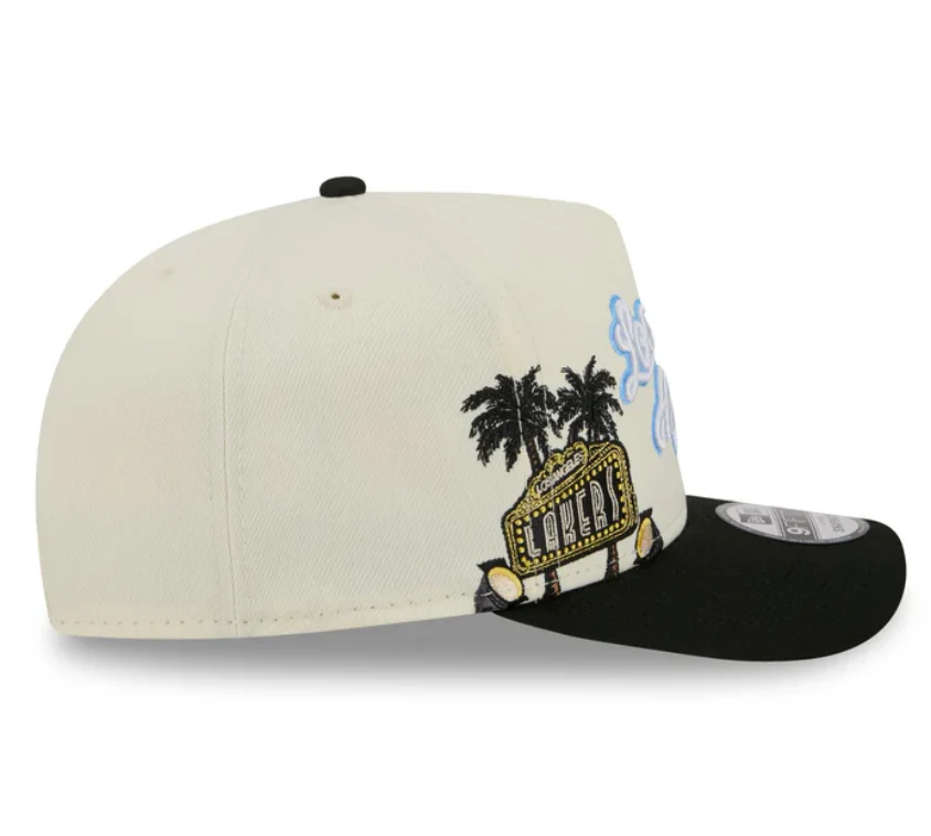 Los Angeles Lakers HWC Chrome White 9FIFTY A-Frame Snapback - Image 5
