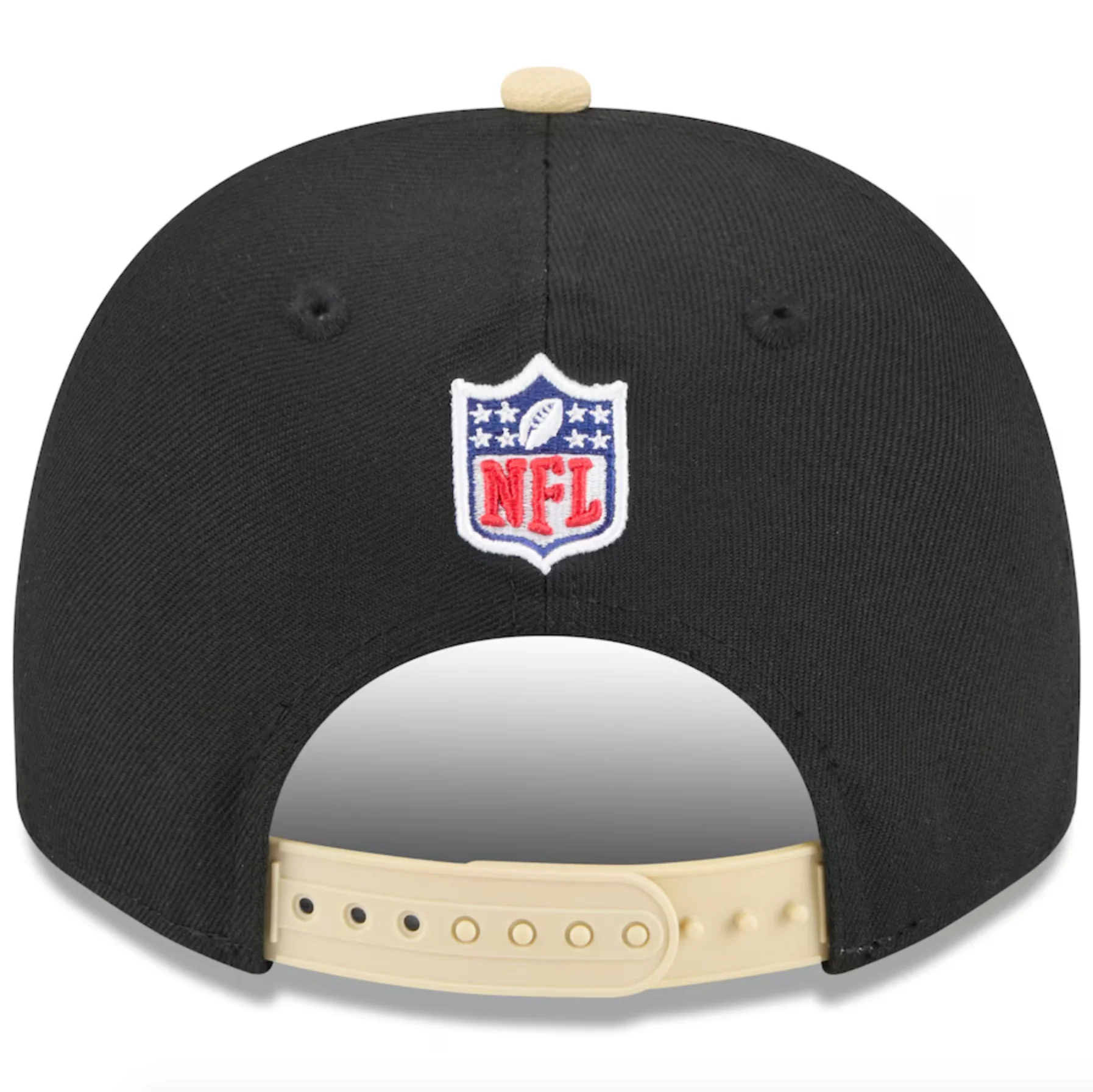New Orleans Saints Black NFL25 DRAFT 950 AFrame Snap Back - Image 6