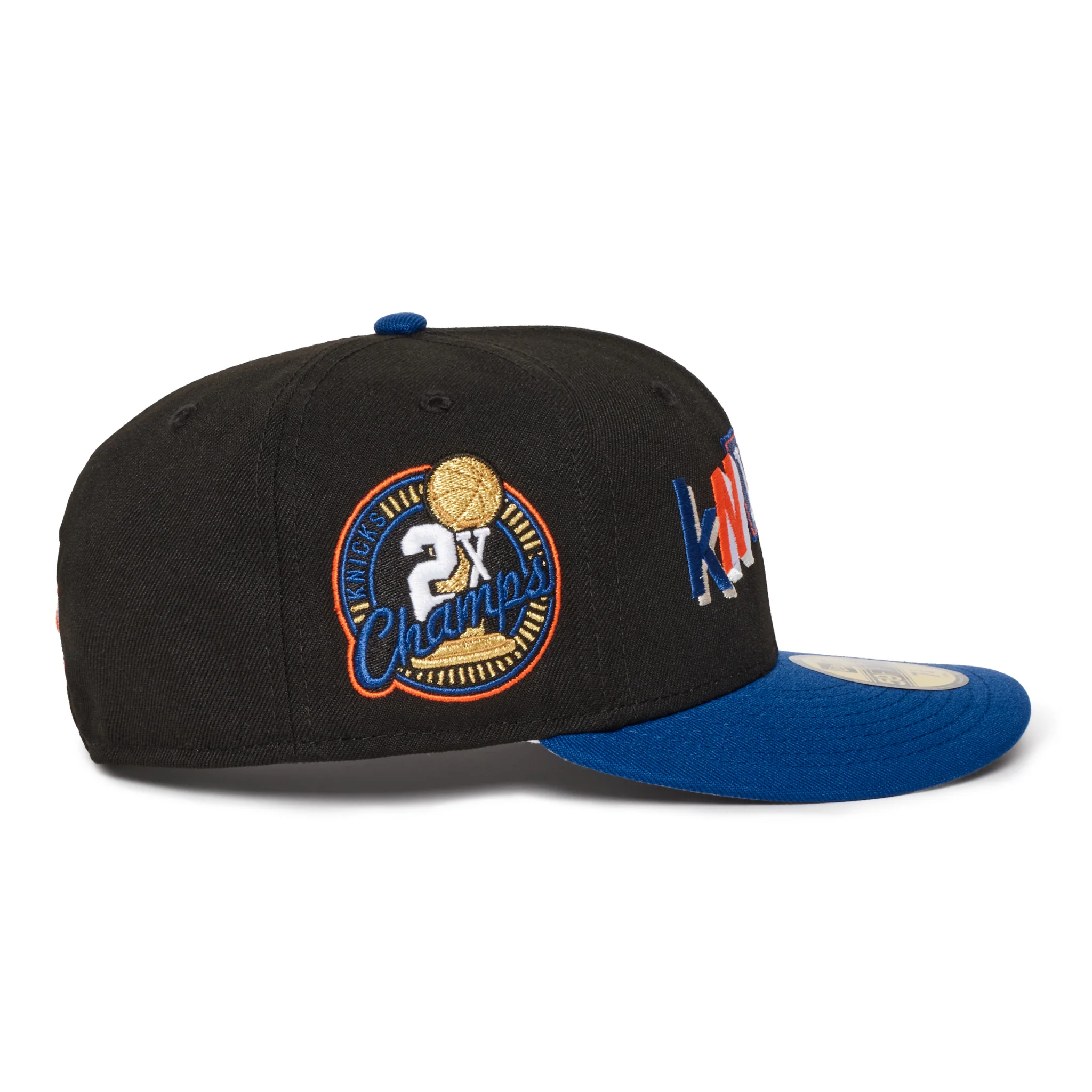 New York Knicks Diy Black & Blue 2x Champs Grey uv - Image 3