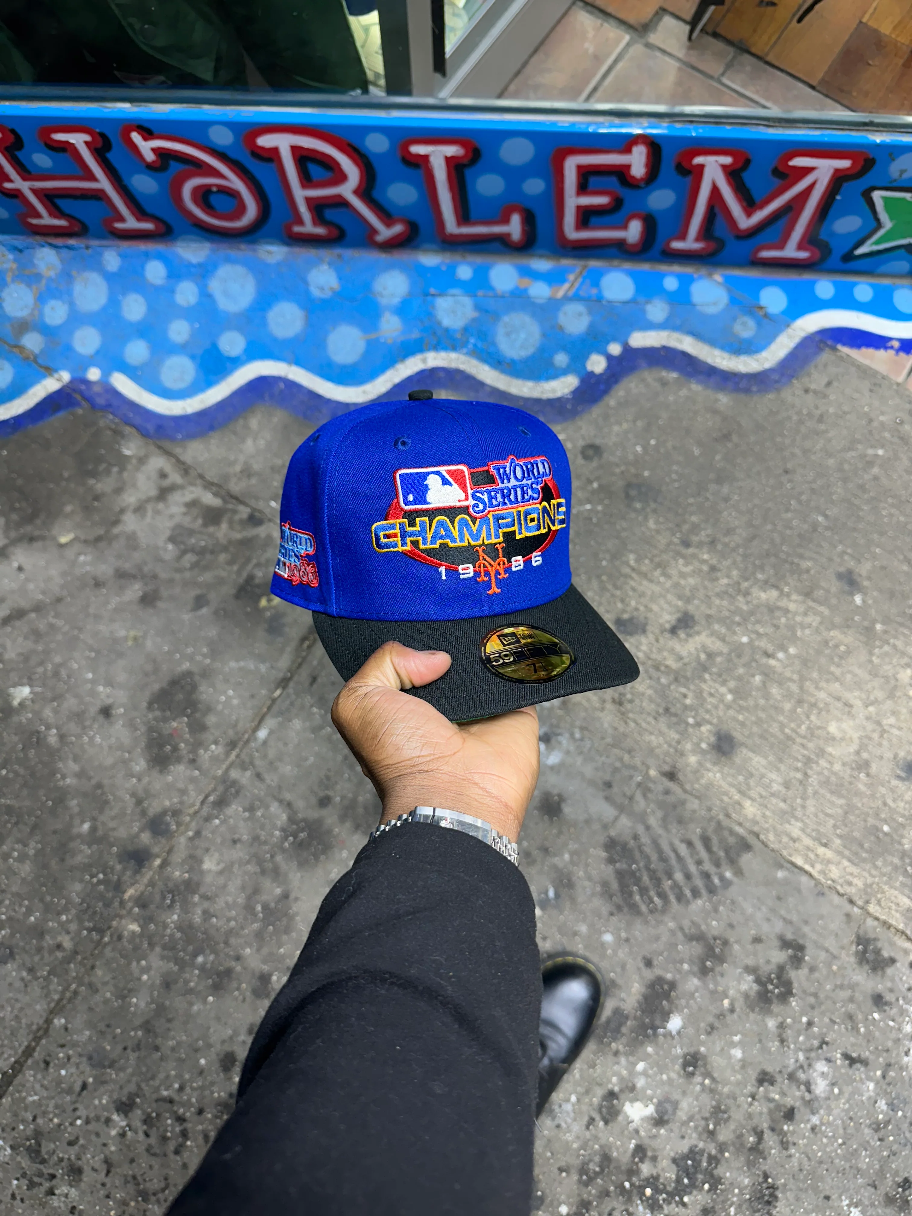 New York Mets World Champions 1986 Royal and Black - Image 5