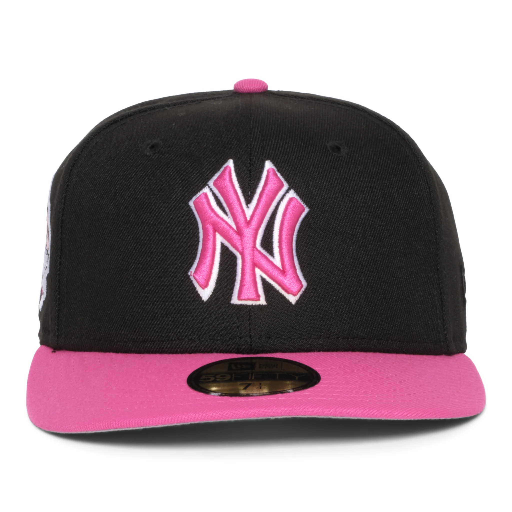 New York Yankees Black & Beetroot Pink 99 World Series Grey uv - Image 2