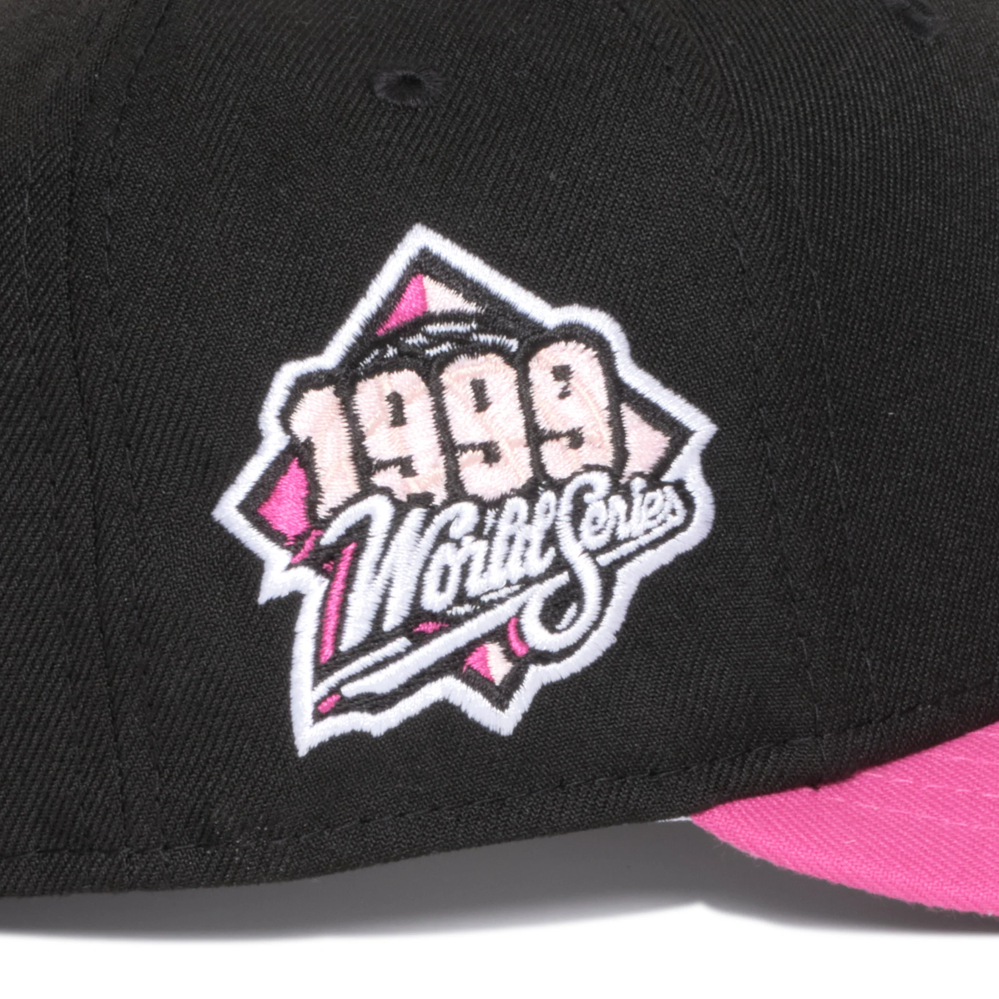 New York Yankees Black & Beetroot Pink 99 World Series Grey uv - Image 3