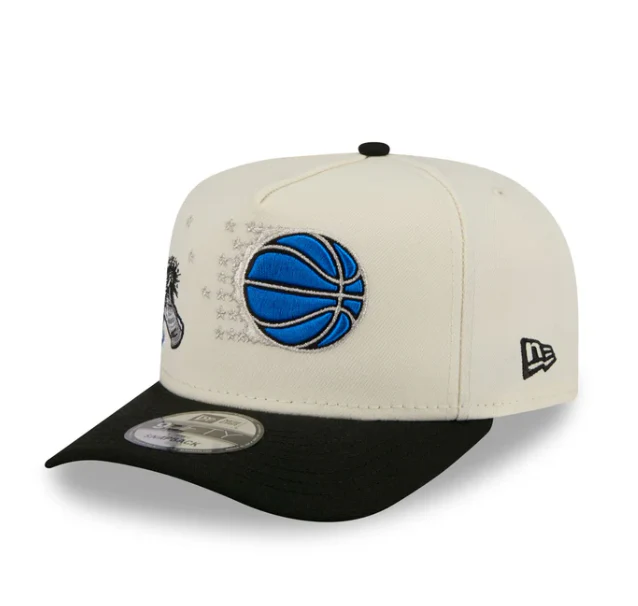 Orlando Magic HWC Chrome White 9FIFTY A-Frame Snapback - Image 3