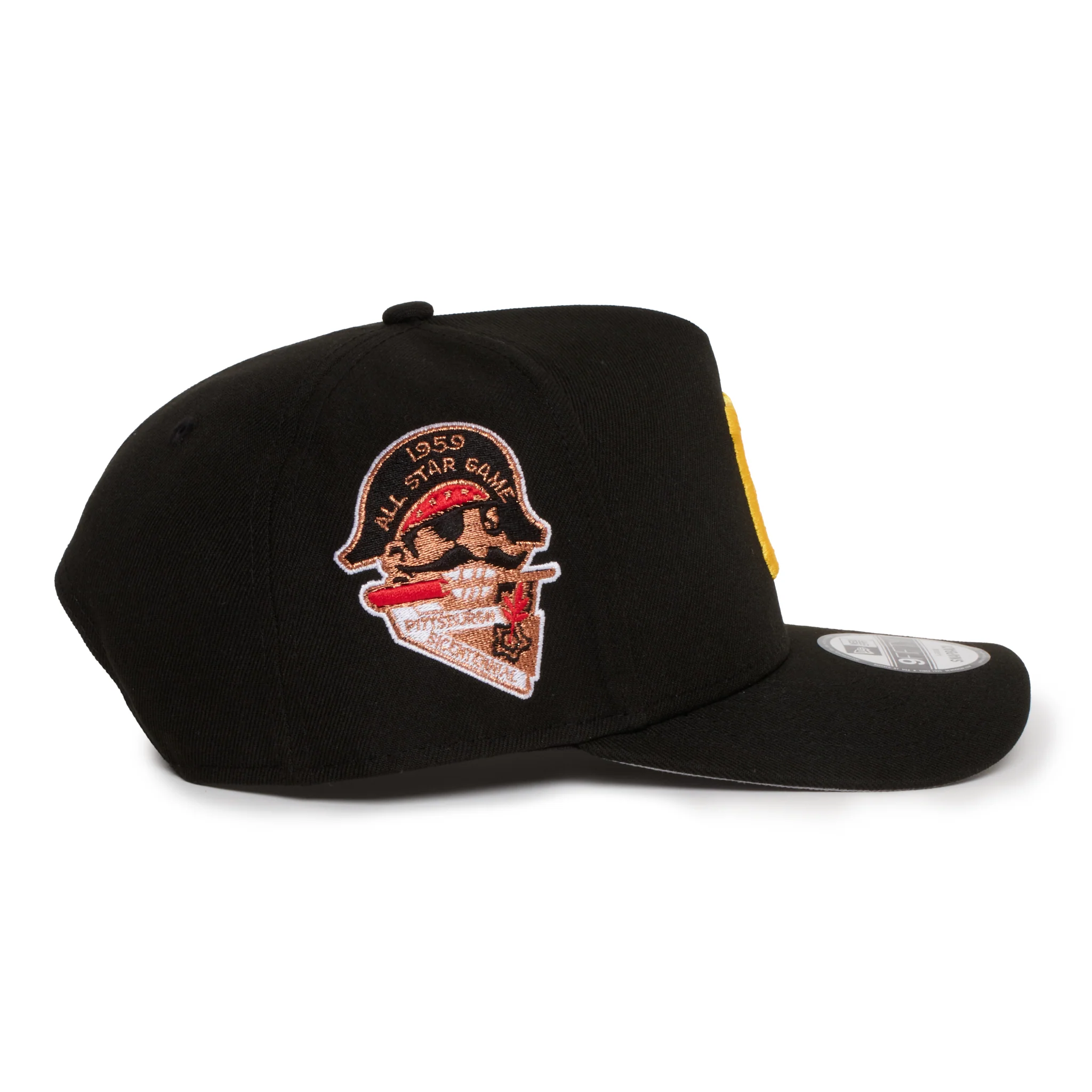Pittsburgh Pirates All Black 950 AFrame 59 ASG Snap Back - Image 2