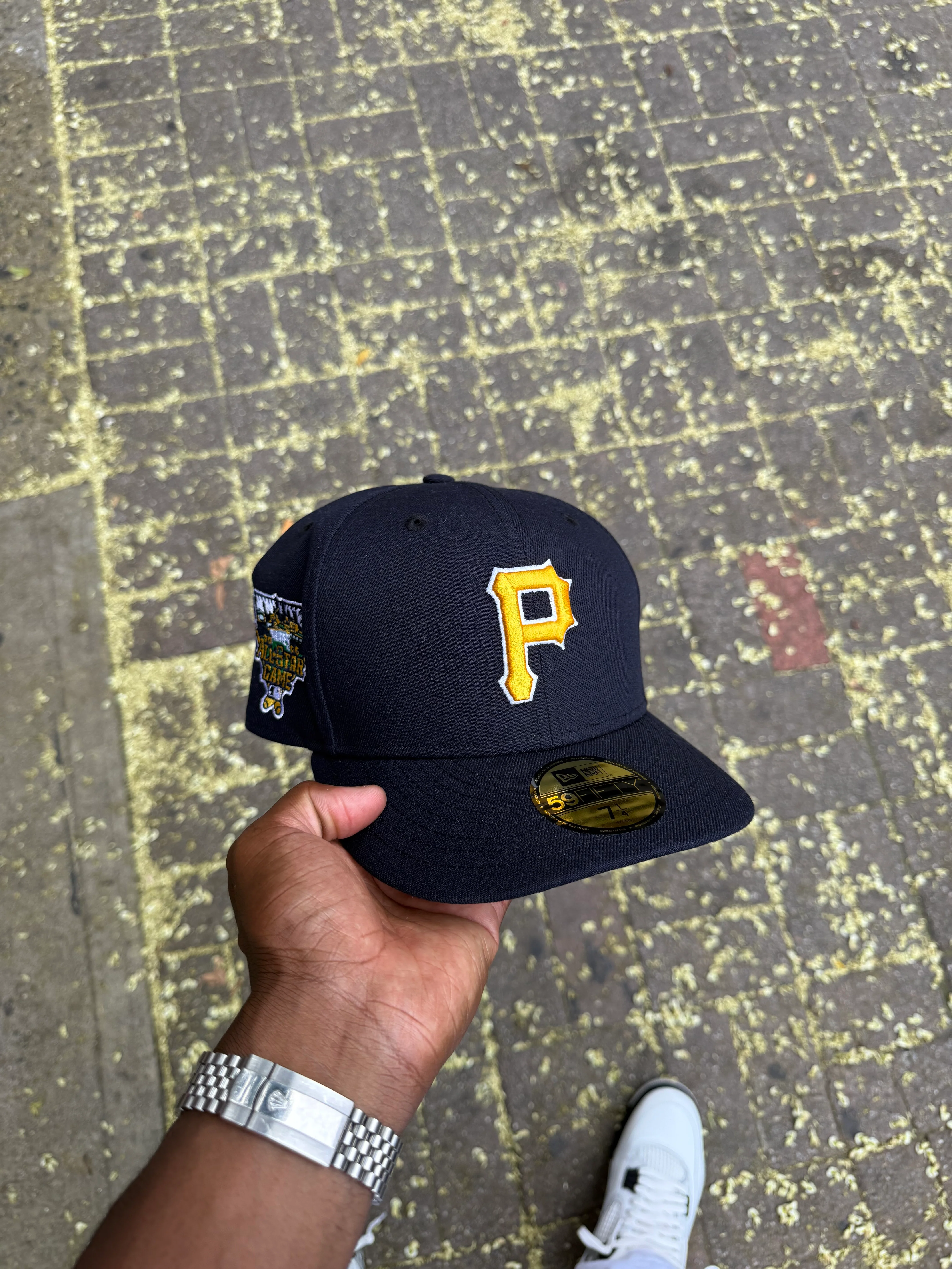 Pittsburgh Pirates All Navy Yellow Logo 2006 ASG - Image 4