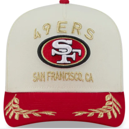 San Francisco 49ERs Chrome NFL25 DRAFT 950 AFrame Snap Back - Image 3