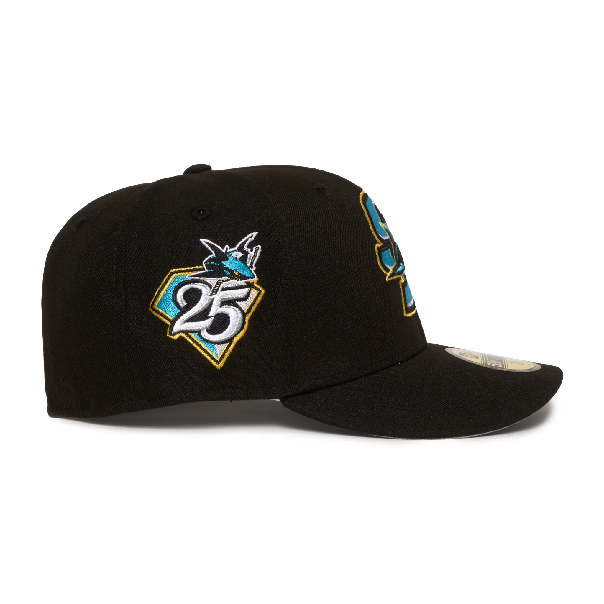 San Jose Sharks All Black SJ Logo 25 Years - Image 3