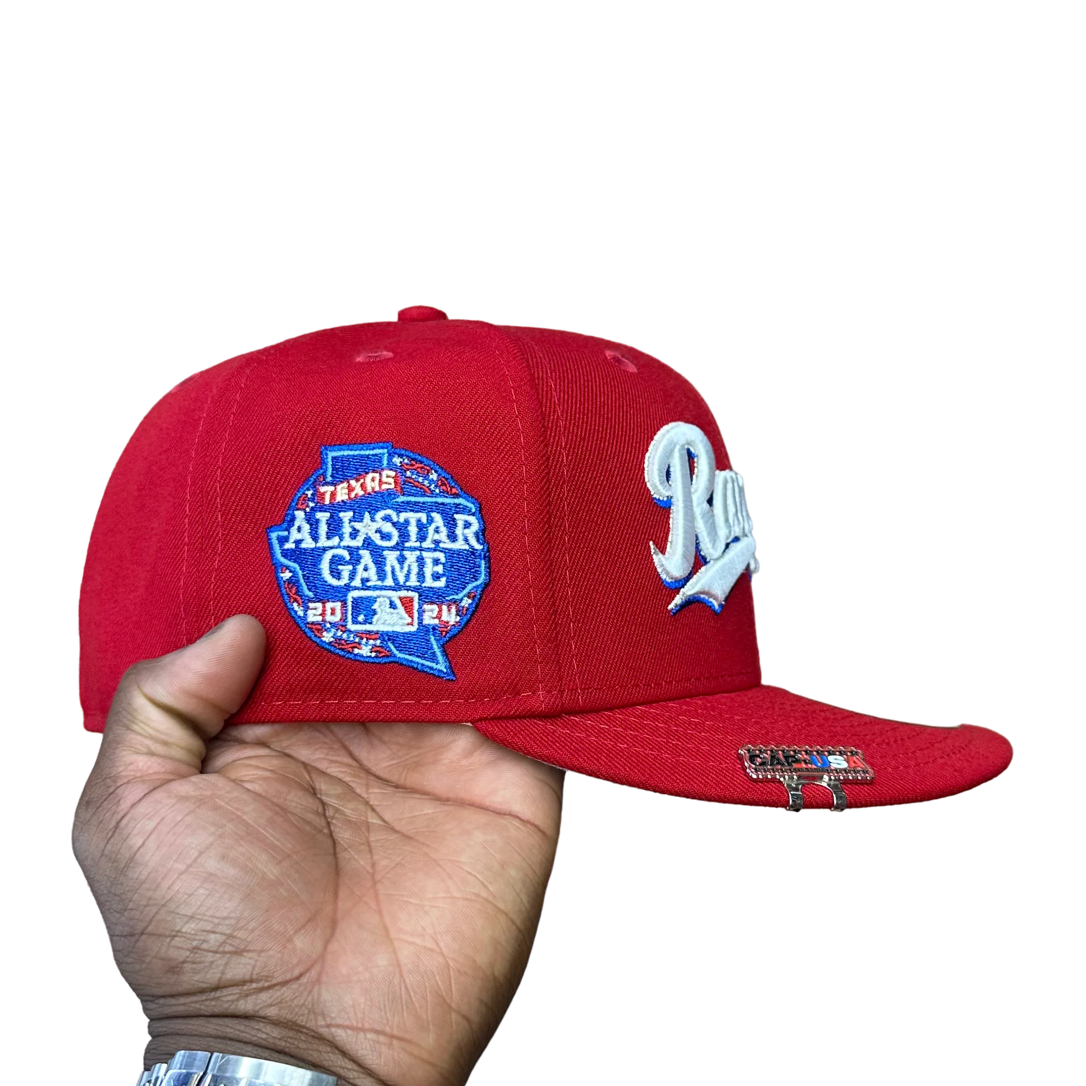 Texas Rangers All Red w/ Script White Logo 2024 All Star Game - Image 4