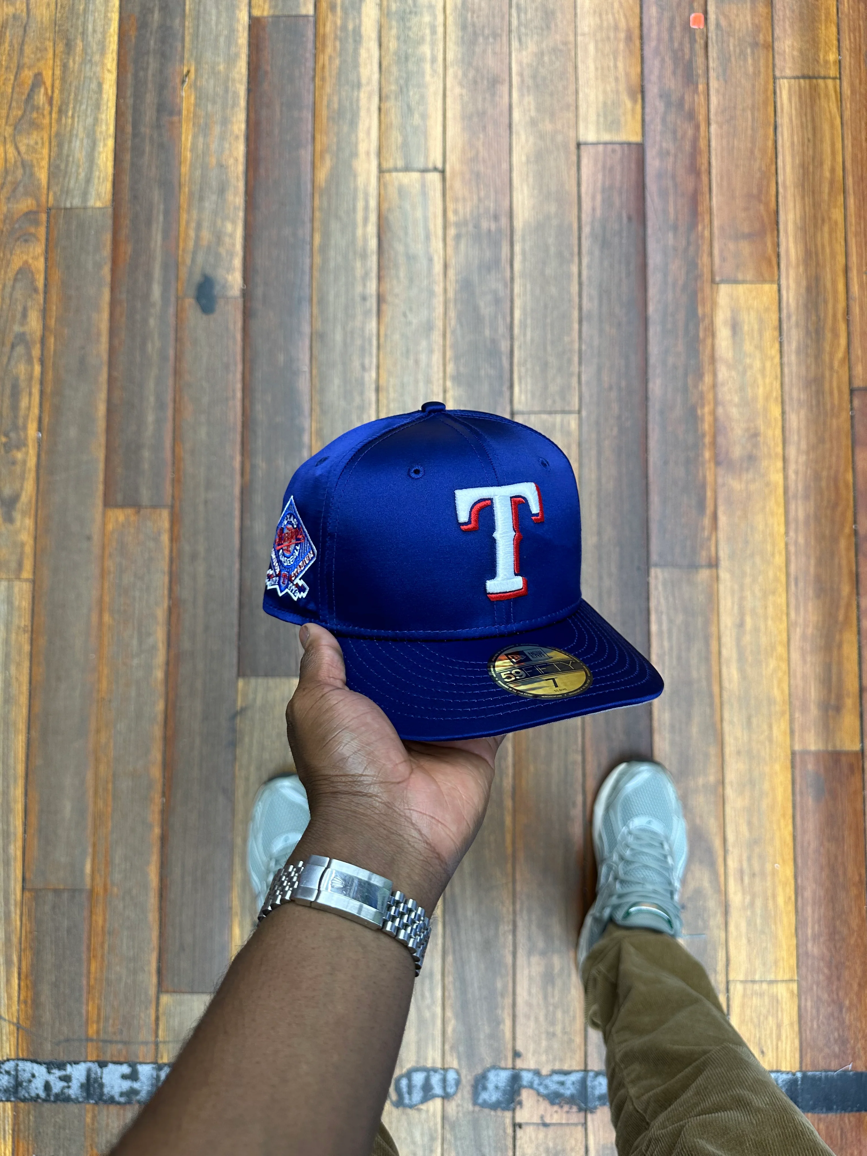 Texas Rangers Dark Royal Satin Arlington Stadium - Image 4