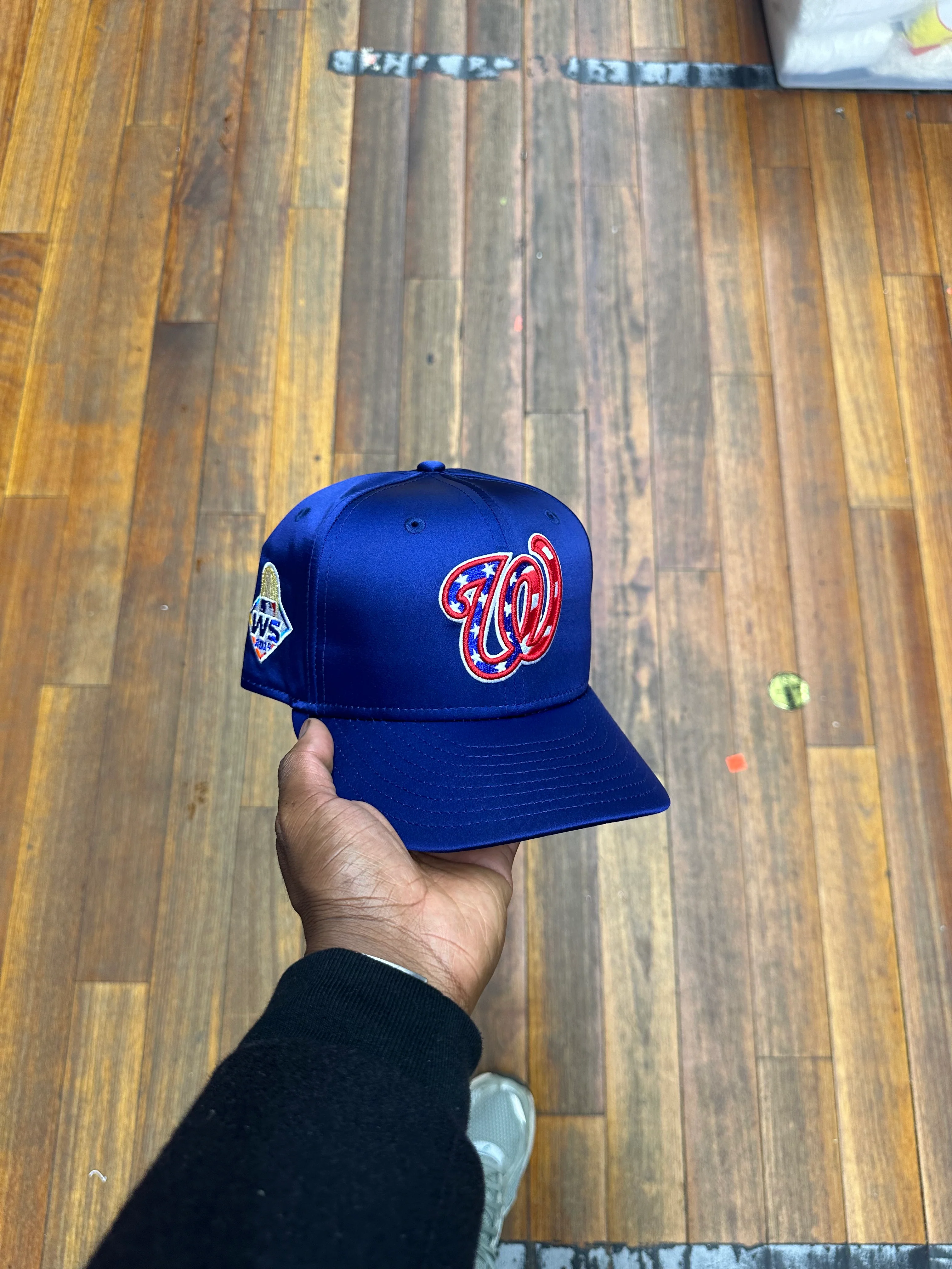 Washington Nationals Royal Blue Satin 2019 World Series - Image 3