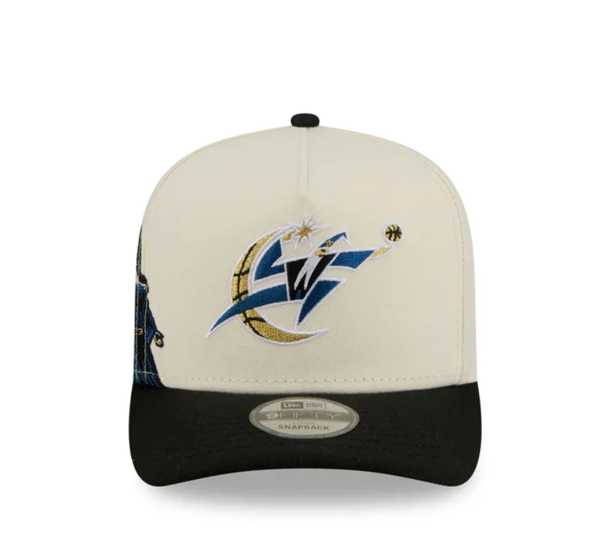 Washington Wizards HWC Chrome White 9FIFTY A-Frame Snapback - Image 2