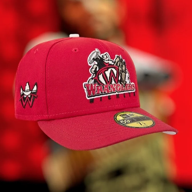 Wichita Wranglers 2T Red and Cardinal Grey UV - Image 3